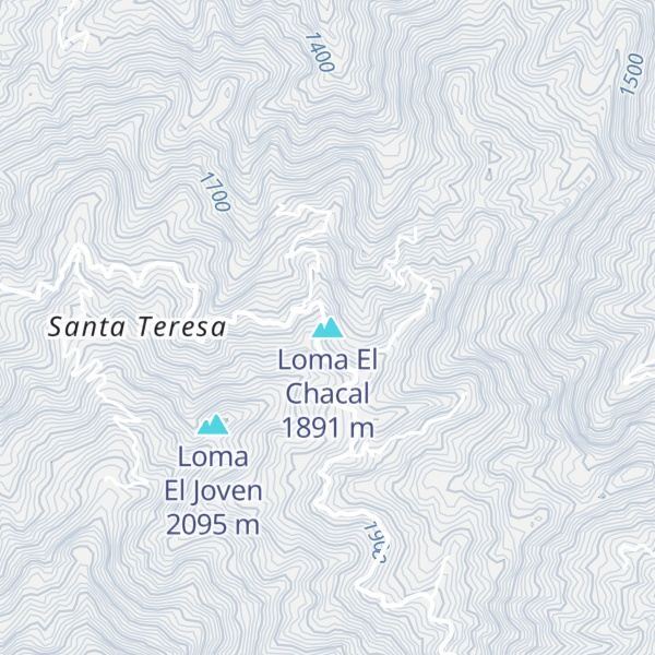 Map of Loma El Chacal