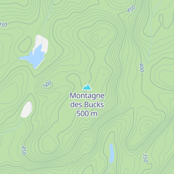 Map of Montagne des Bucks