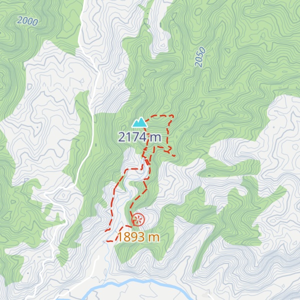 Map of Cascada Santa Rita