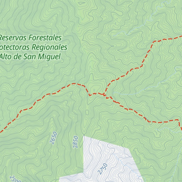 Map of Cuchilla San Antonio