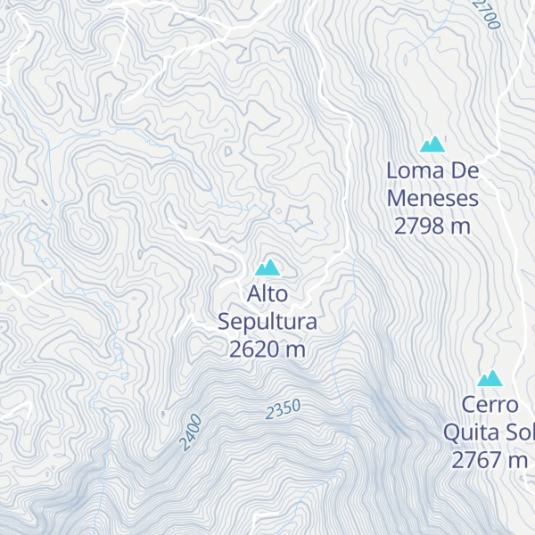 Map of Alto Sepultura