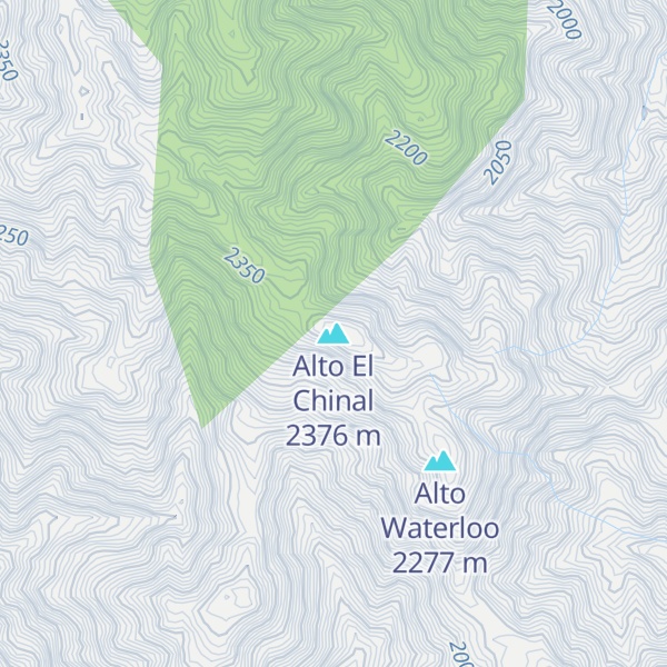 Map of Alto El Chinal