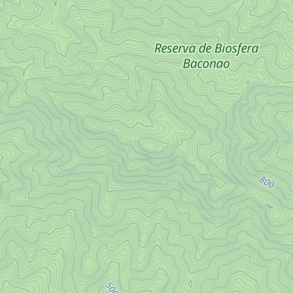 Map of Pico Mogote