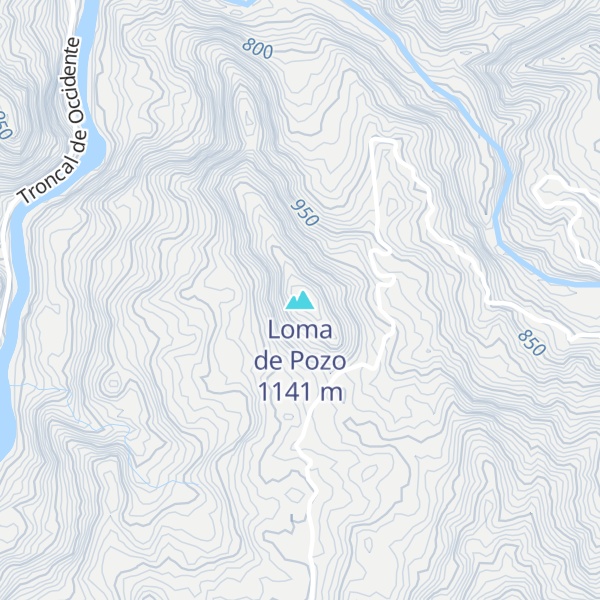 Map of Loma de Pozo