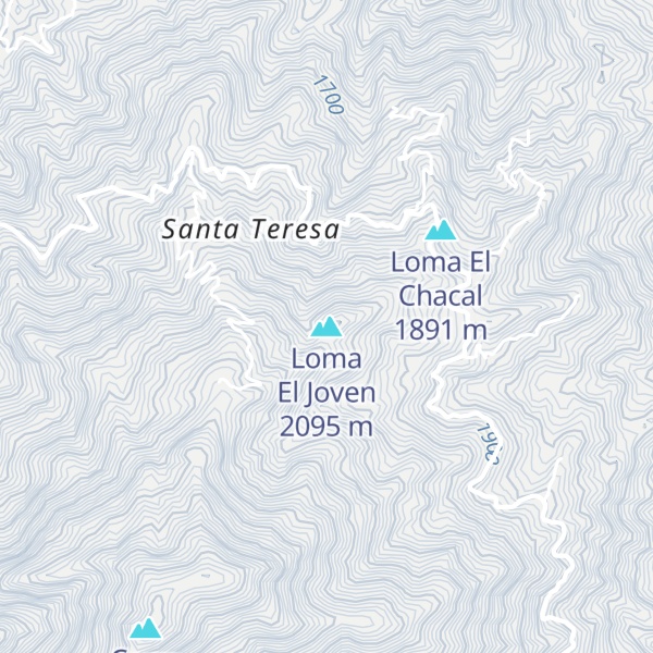Map of Loma El Joven