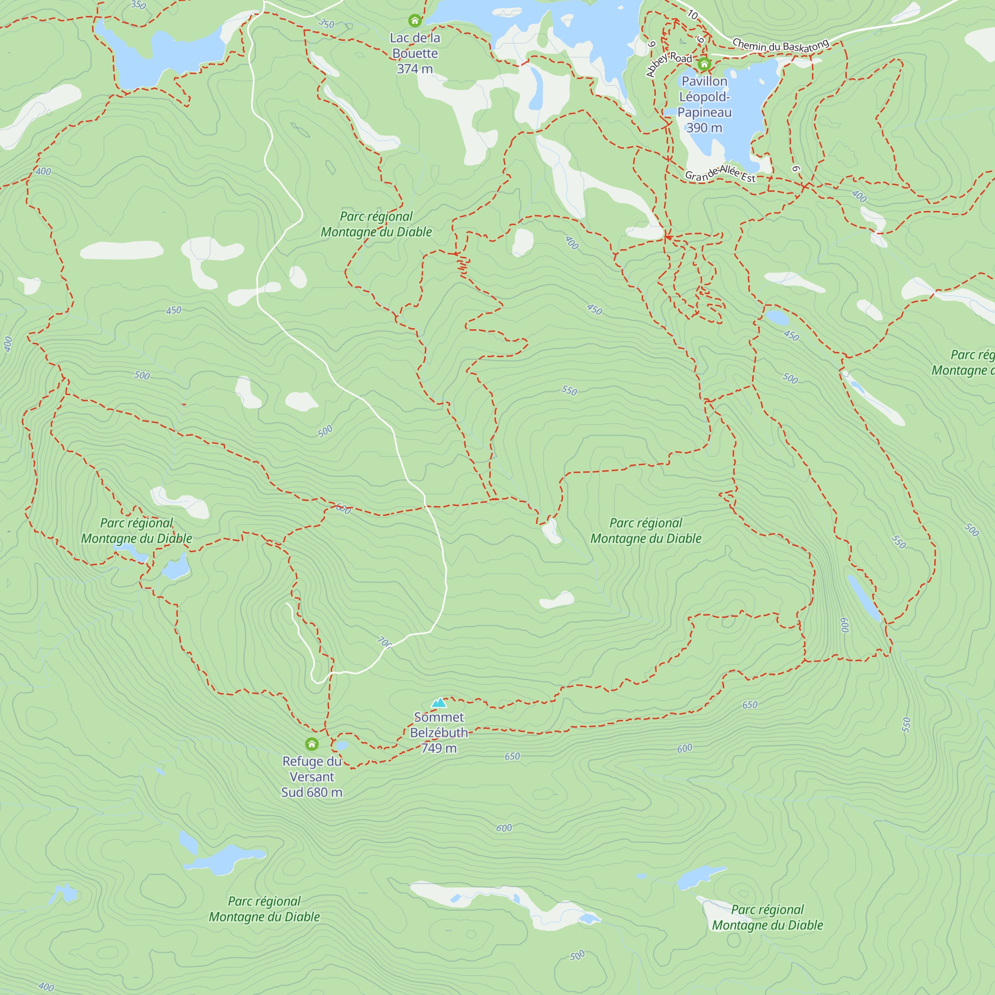 Abri des Ruisseaux map