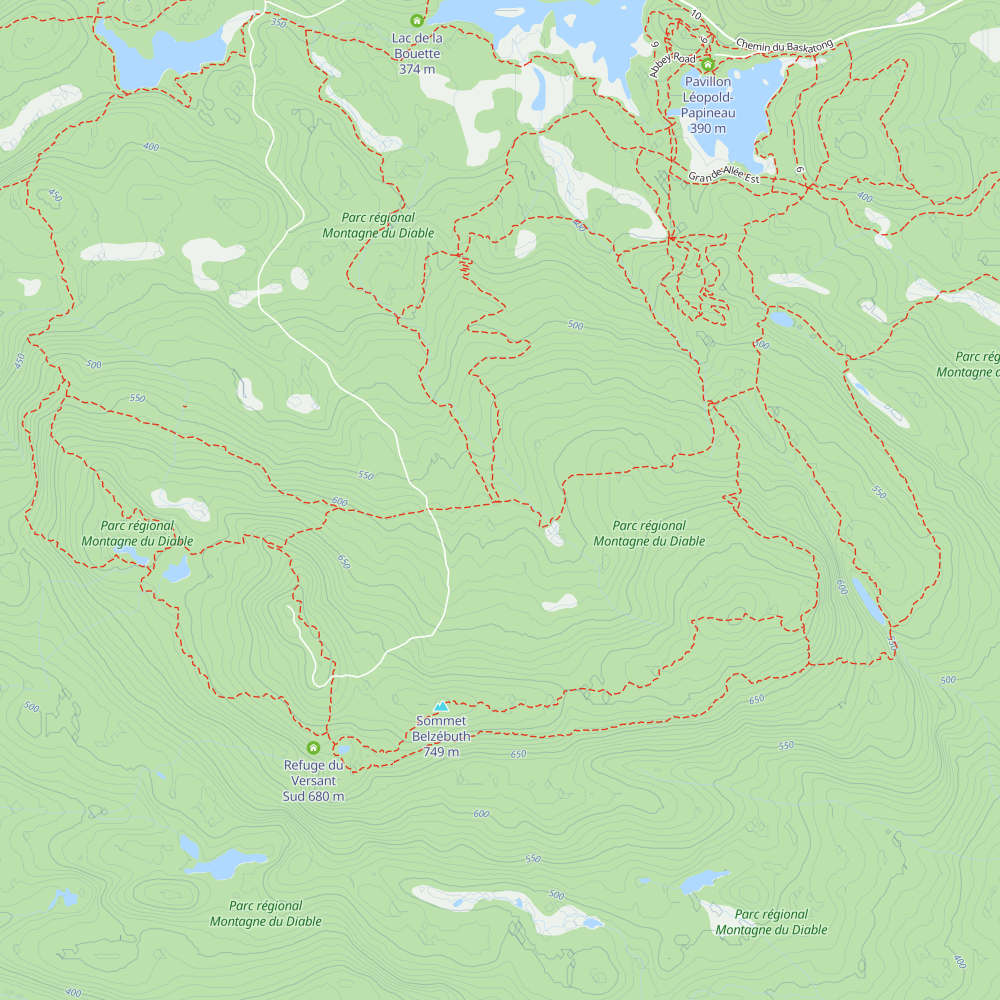 Abri des Ruisseaux map
