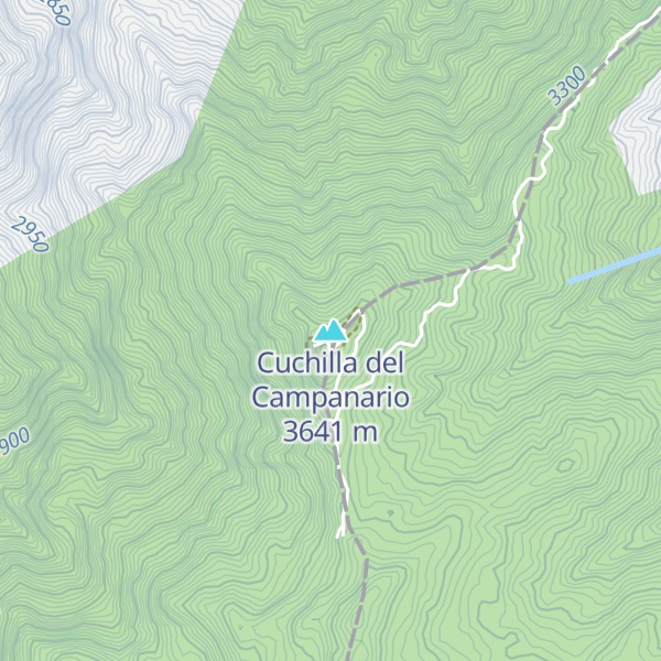 Map of Cuchilla del Campanario