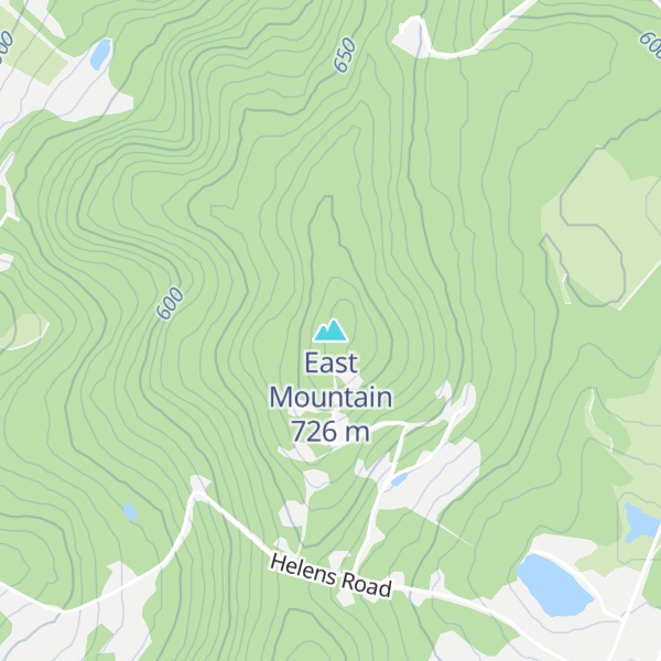 Map of East Mountain