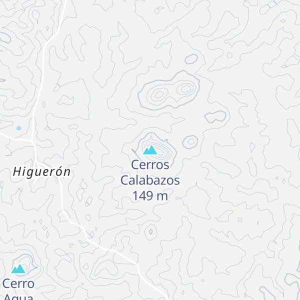 Map of Cerros Calabazos