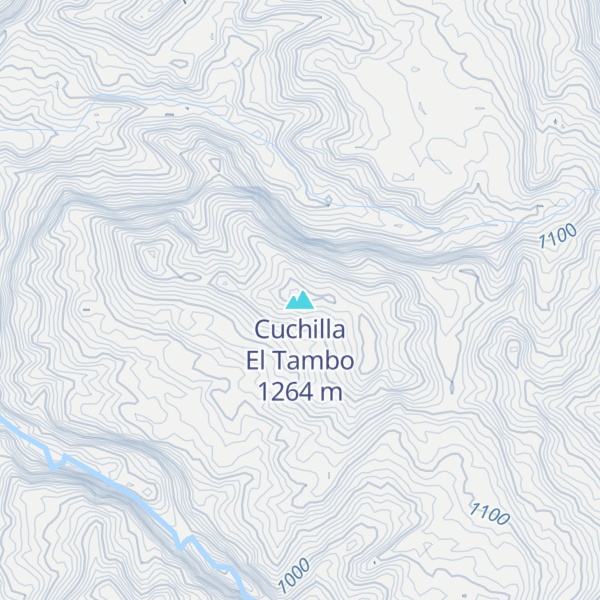 Map of Cuchilla El Tambo