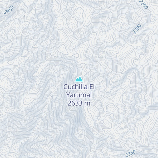 Map of Cuchilla El Yarumal