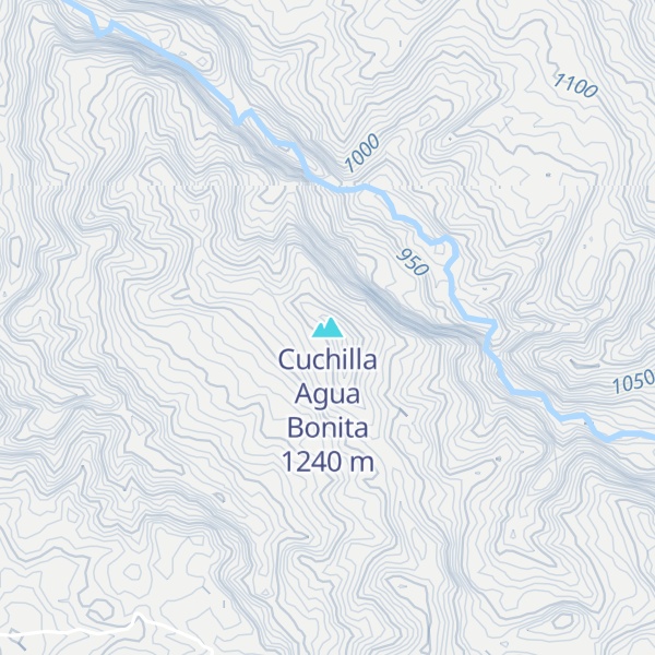 Map of Cuchilla Agua Bonita