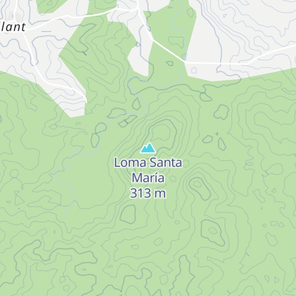 Map of Loma Santa María
