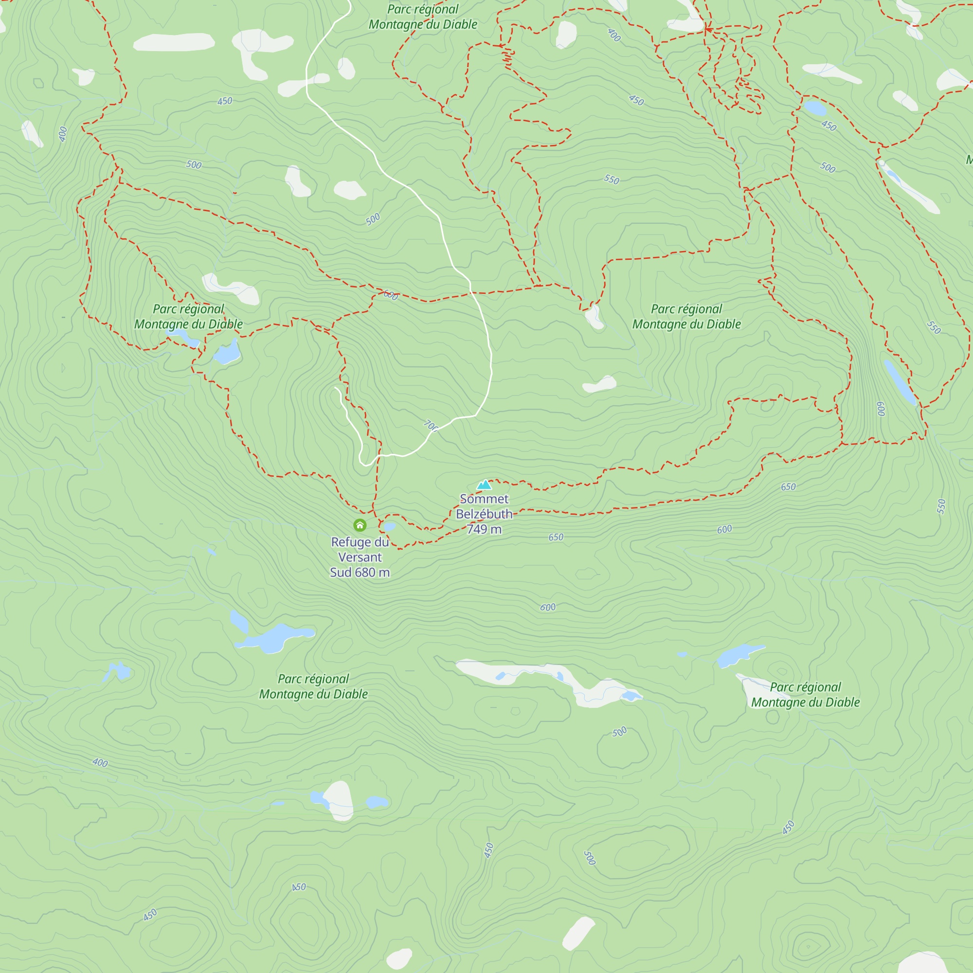 Abri Belzebuth map