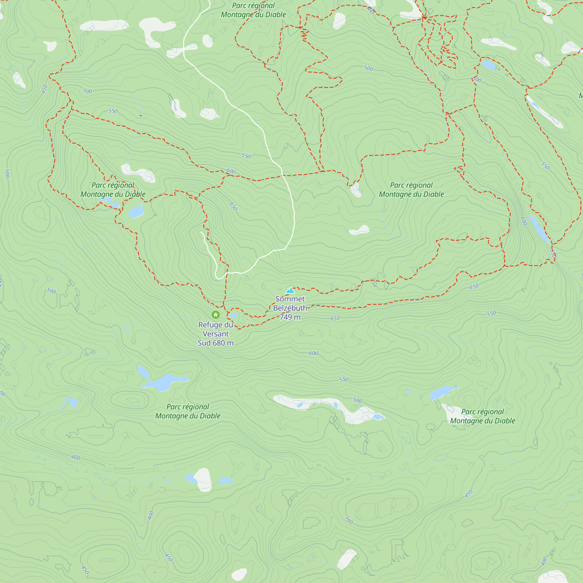 Abri Belzebuth map