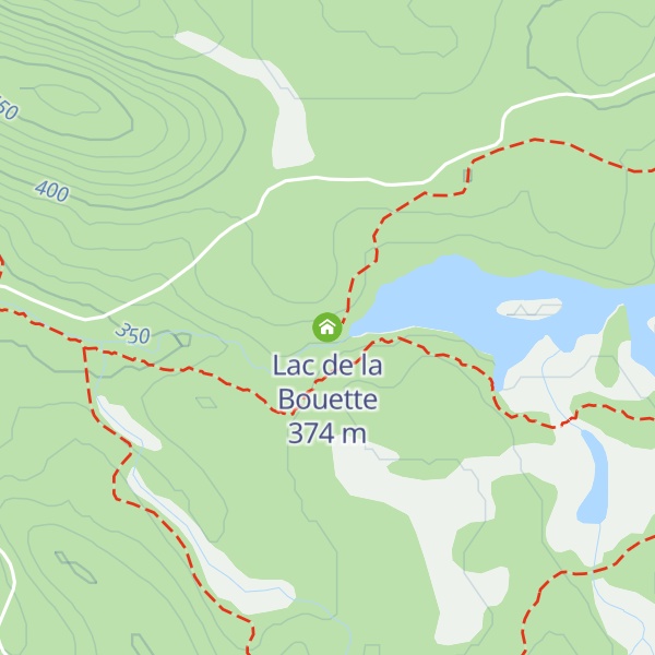 Map of Lac de la Bouette