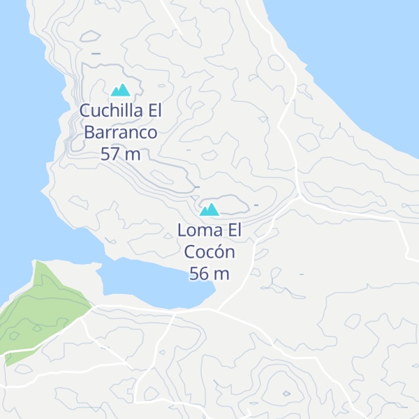 Map of Loma El Cocón