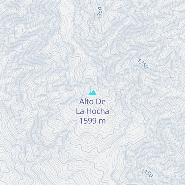 Map of Alto De La Hocha