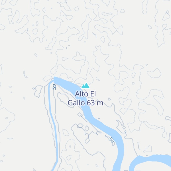 Map of Alto El Gallo