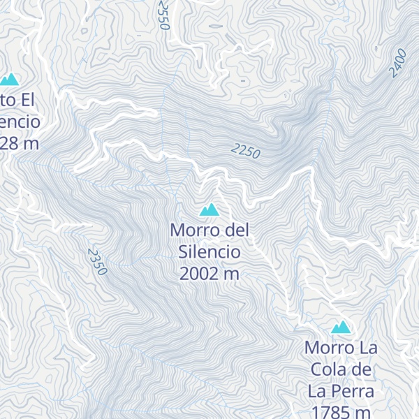 Map of Morro del Silencio