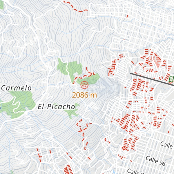 Map of Cerro Picacho