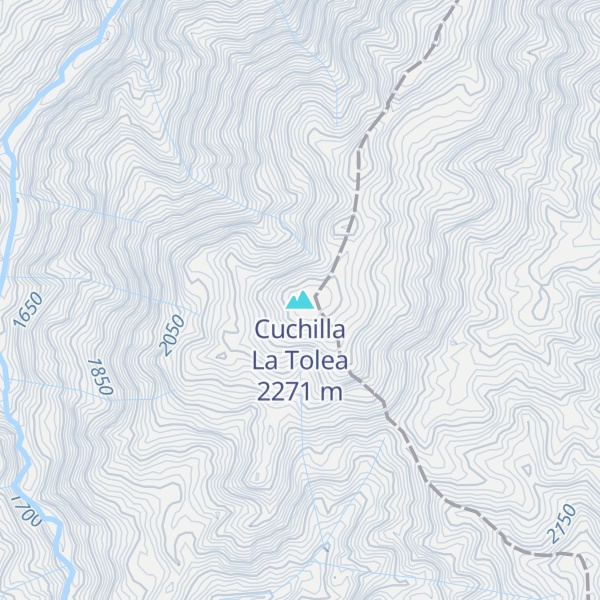 Map of Cuchilla La Tolea