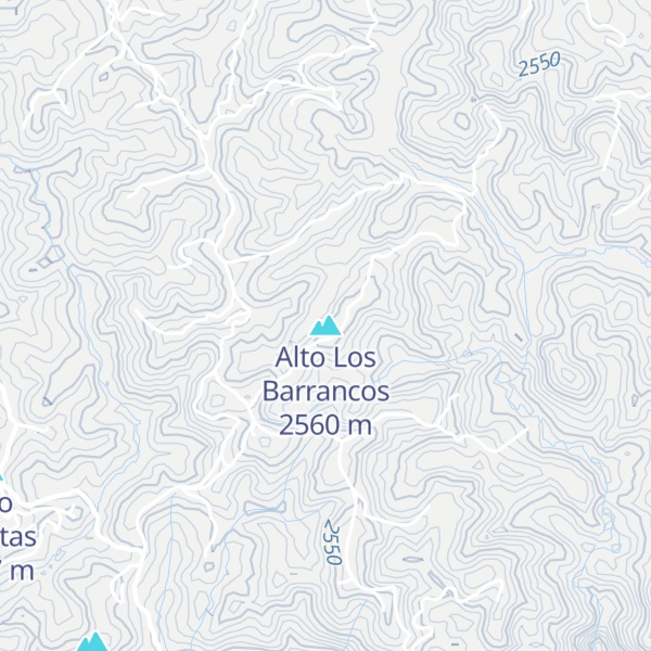 Map of Alto Los Barrancos