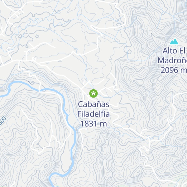 Map of Cabañas Filadelfia