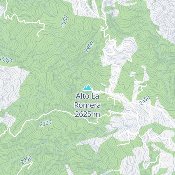 Map of Alto La Romera