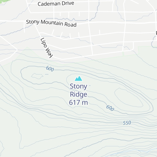Map of Stony Ridge