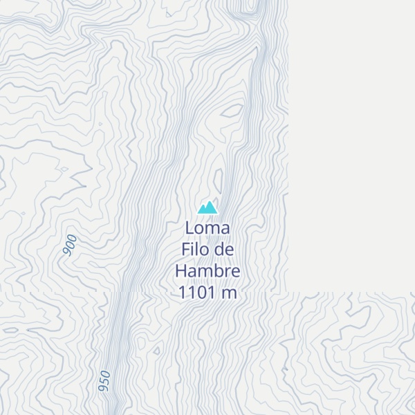 Map of Loma Filo de Hambre