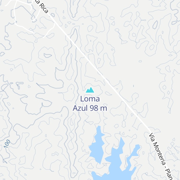 Map of Loma Azul