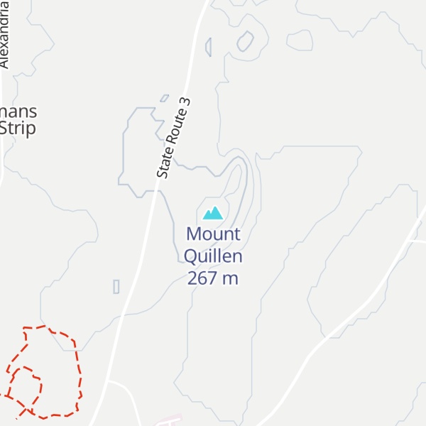 Map of Mount Quillen