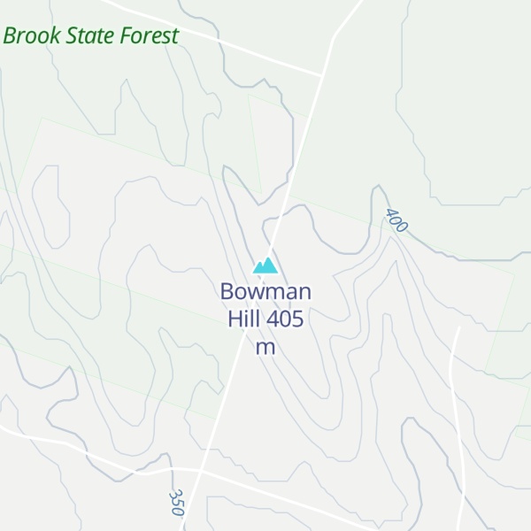Map of Bowman Hill
