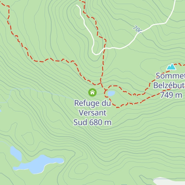 Map of Refuge du Versant Sud