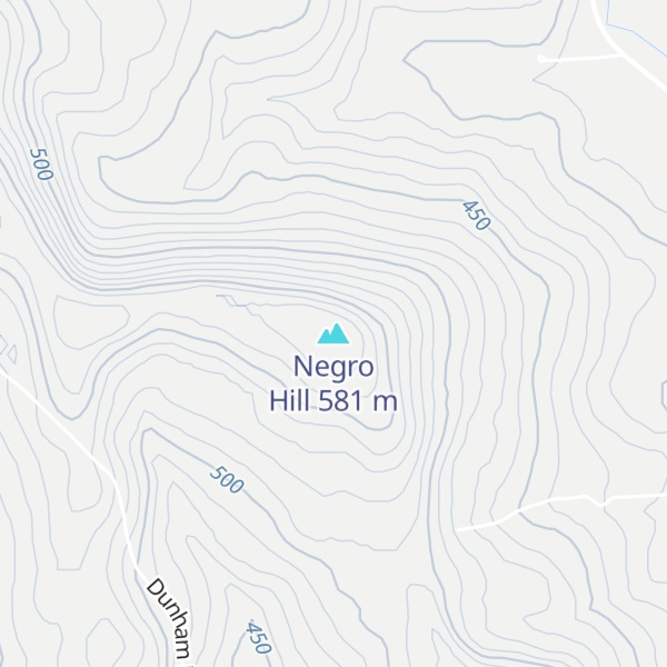 Map of Negro Hill