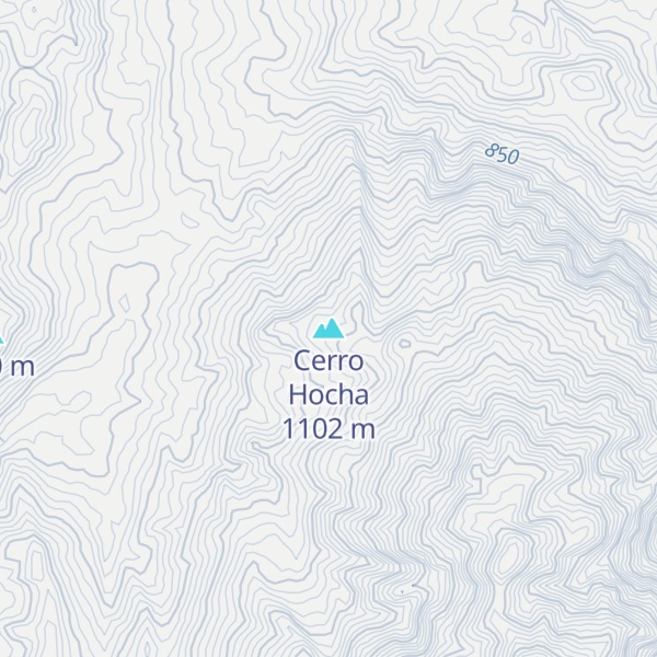 Map of Cerro Hocha