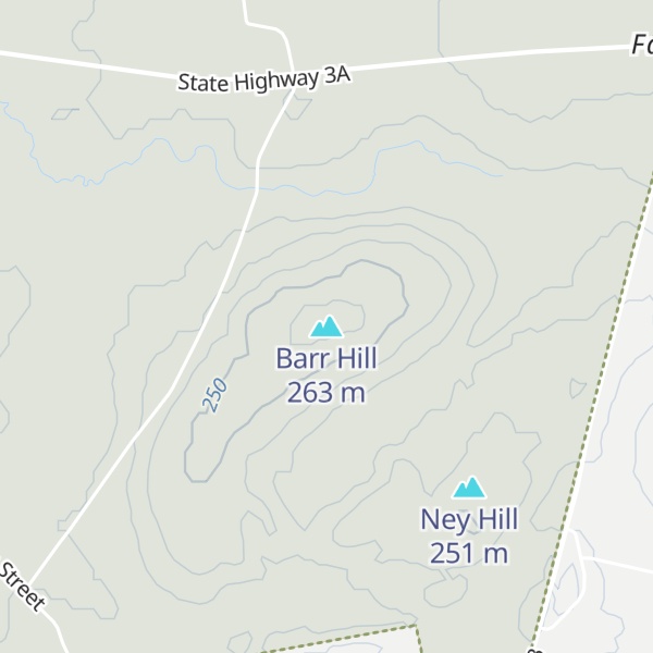 Map of Barr Hill