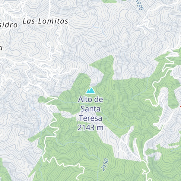 Map of Alto de Santa Teresa