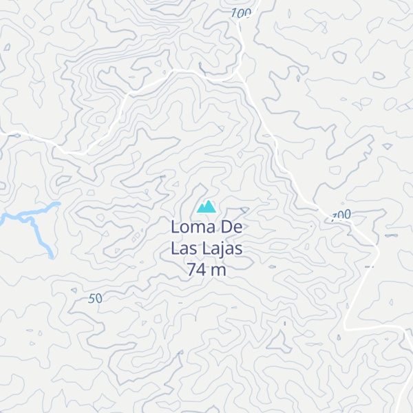Map of Loma De Las Lajas