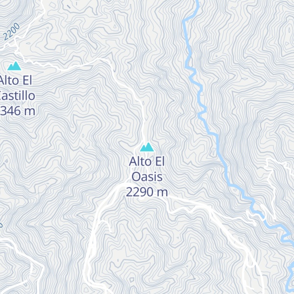 Map of Alto El Oasis