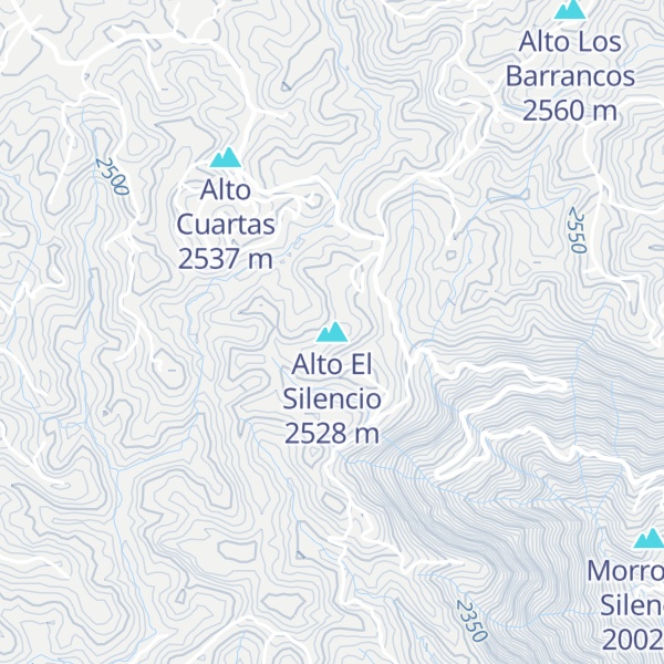 Map of Alto El Silencio