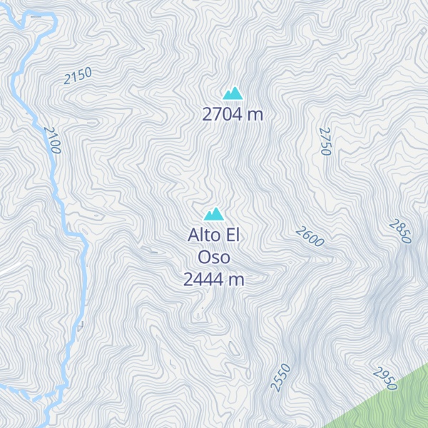 Map of Alto El Oso