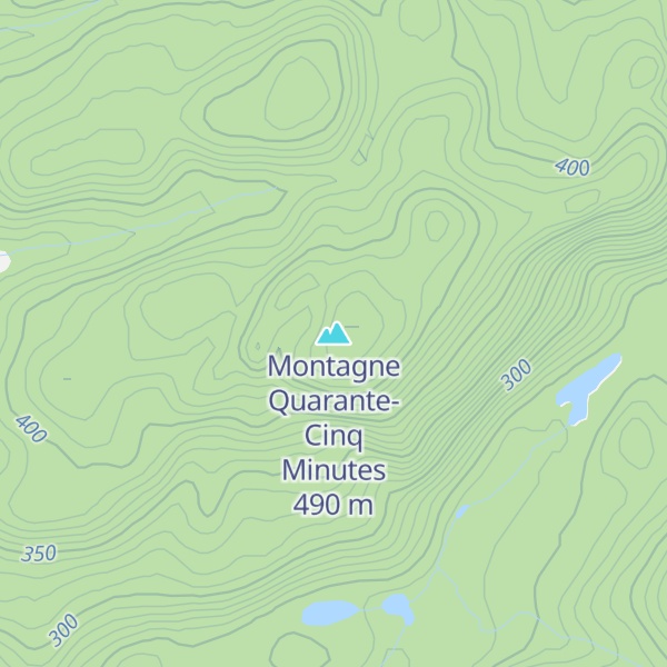 Map of Montagne Quarante-Cinq Minutes