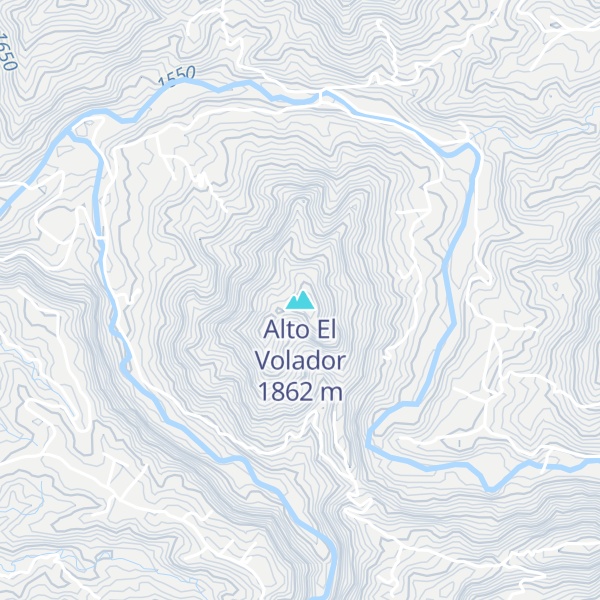 Map of Alto El Volador