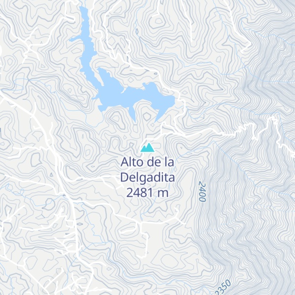 Map of Alto de la Delgadita