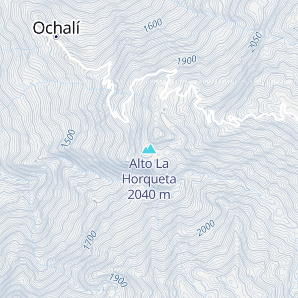 Map of Alto La Horqueta