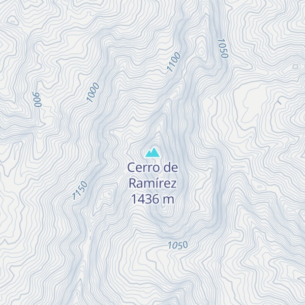 Map of Cerro de Ramírez