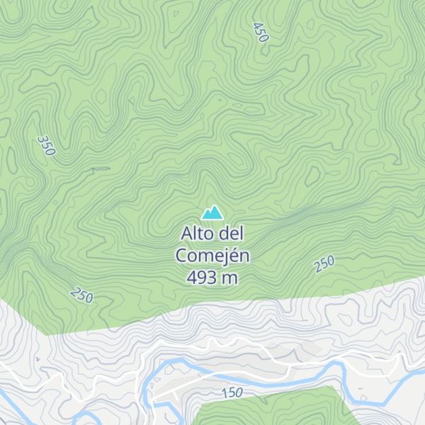 Map of Alto del Comején